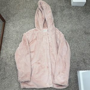 Light Pink Fluffy Coat
